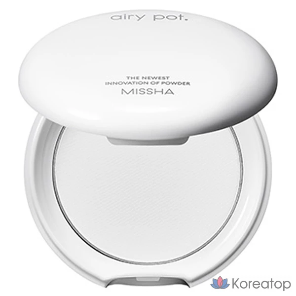 Пудра-компакт Missha Airy Pot Pact, оттенок Pink, 5 г, 1 шт.