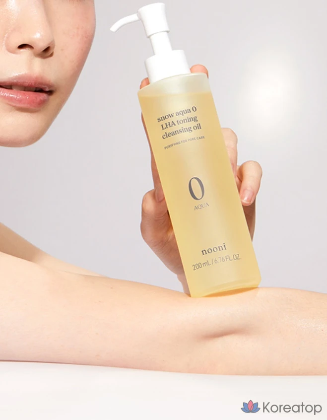 Гидрофильное масло NOONI Snow Aqua Zero Laha Toning Cleansing Oil, 200 мл, 1 шт.