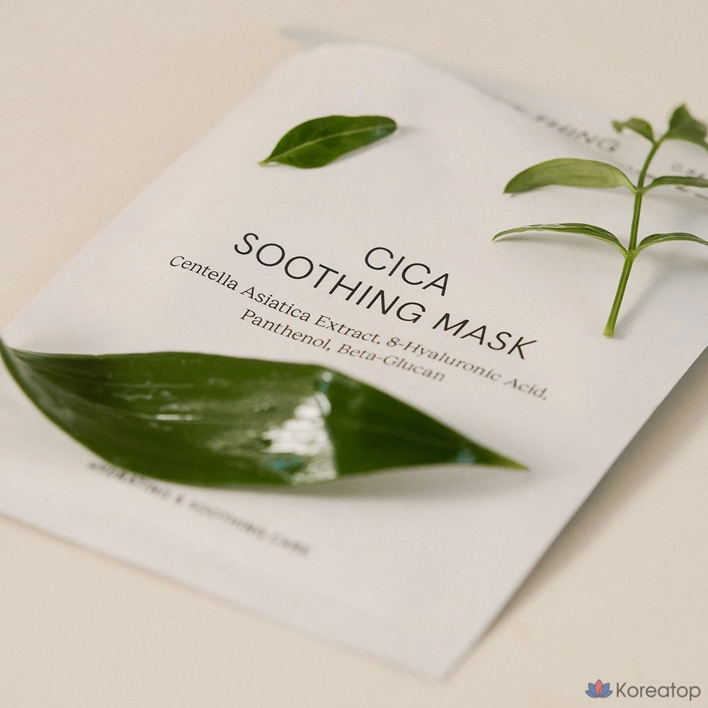 Тканевая маска для лица One Thing Cica Soothing Mask, 10 шт., фото 3
