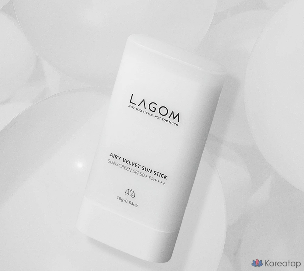 Солнцезащитный стик LAGOM Airy Velvet Sun Stick SPF50+ PA++++, 18 г, 1 шт.