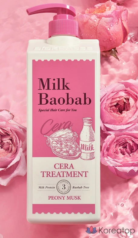 Кондиционер для волос Milk Baobab Cera Treatment Peony Musk, 1.2 л, 1 шт.