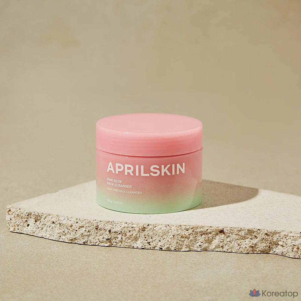 Пилинг-пенка APRILSKIN Pink Aloe Pack Cleanser, 120 г, 1 шт.