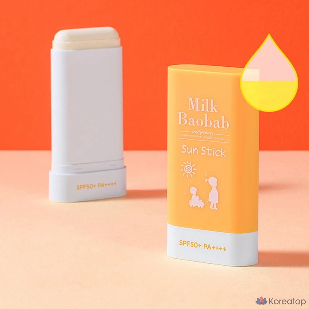 Солнцезащитный стик Milk Baobab Baby &amp; Kids Sun Stick SPF50+ PA++++, 18 г, 1 шт.