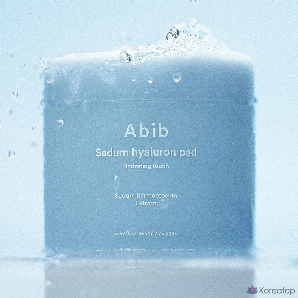 Пэды Abib Water Gel Hyaluron Pad Hydrating Touch, 165 мл, 75 шт.