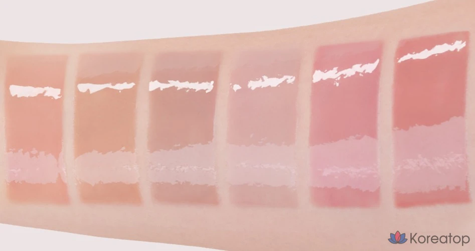 Блеск для губ ROM&ND Glasting Color Gloss, оттенок 24 Cream Bebe, 1 шт., фото 5
