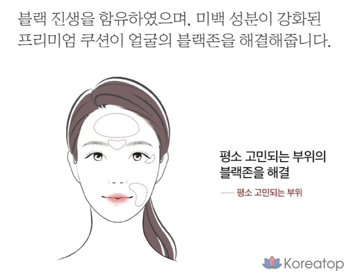 Кушон Sooryehan Black Ginseng Cushion Foundation, оттенок 21, 15 г + 15 г + 2 шт., фото 5