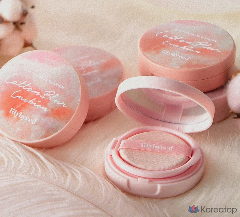 Кушон-основа Lilybyred Cotton Blur Cushion Foundation, оттенок 19 Pure Cotton, 15 г, 1 шт.