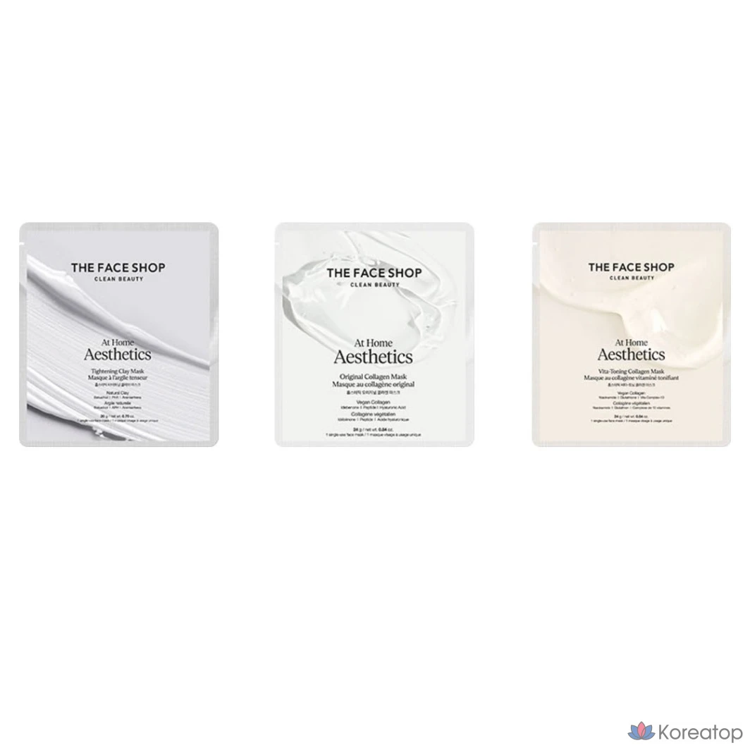 Тканевая маска для лица The Face Shop Homeesthetic Original Collagen Mask, 16 шт., фото 9