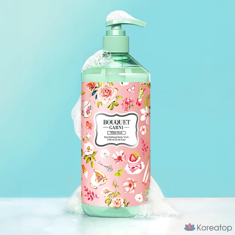 Гель для душа Bouquet garni Body Wash Perfumed White Musk, 750 мл, 1 шт.