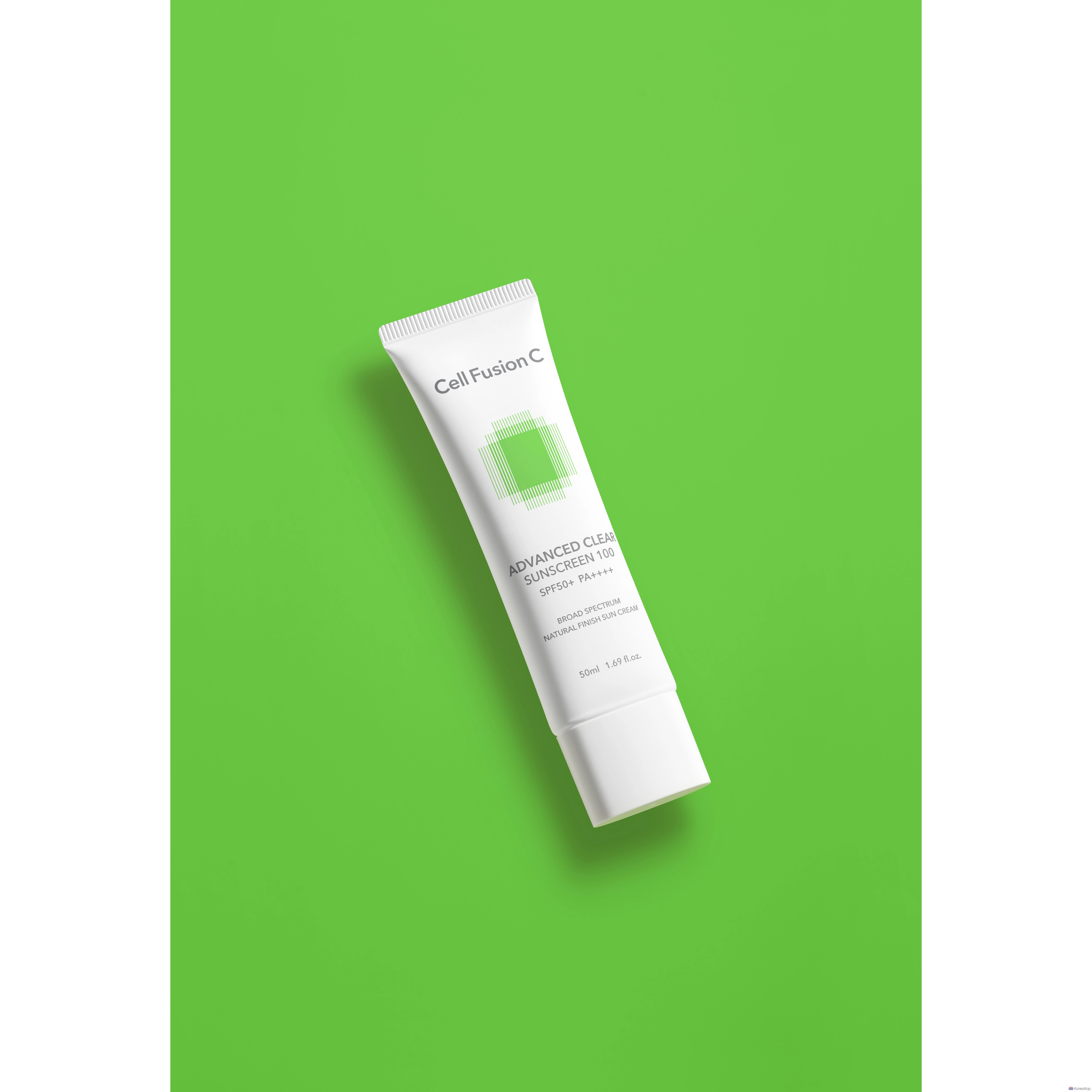 Солнцезащитный крем CELL FUSION C Advanced Clear Sunscreen 100 SPF 50+ PA++++, 50 мл, 1 шт., фото 4