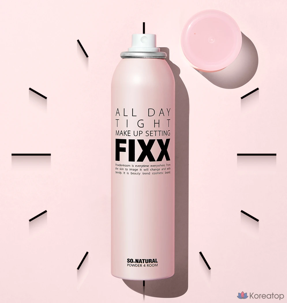 Фиксатор макияжа So Natural Powder Room All Day Tight Makeup Setting Fixer, 100 мл, 1 шт.