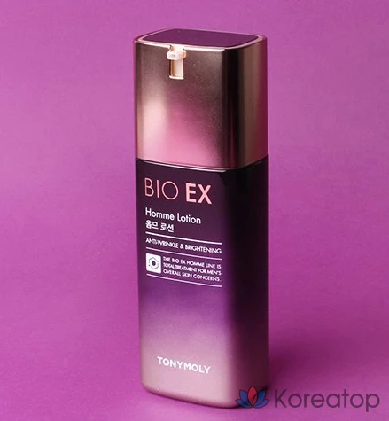 Набор для ухода Tony Moly Bio EX Homme Skincare 2-piece Set, 2 шт., фото 5