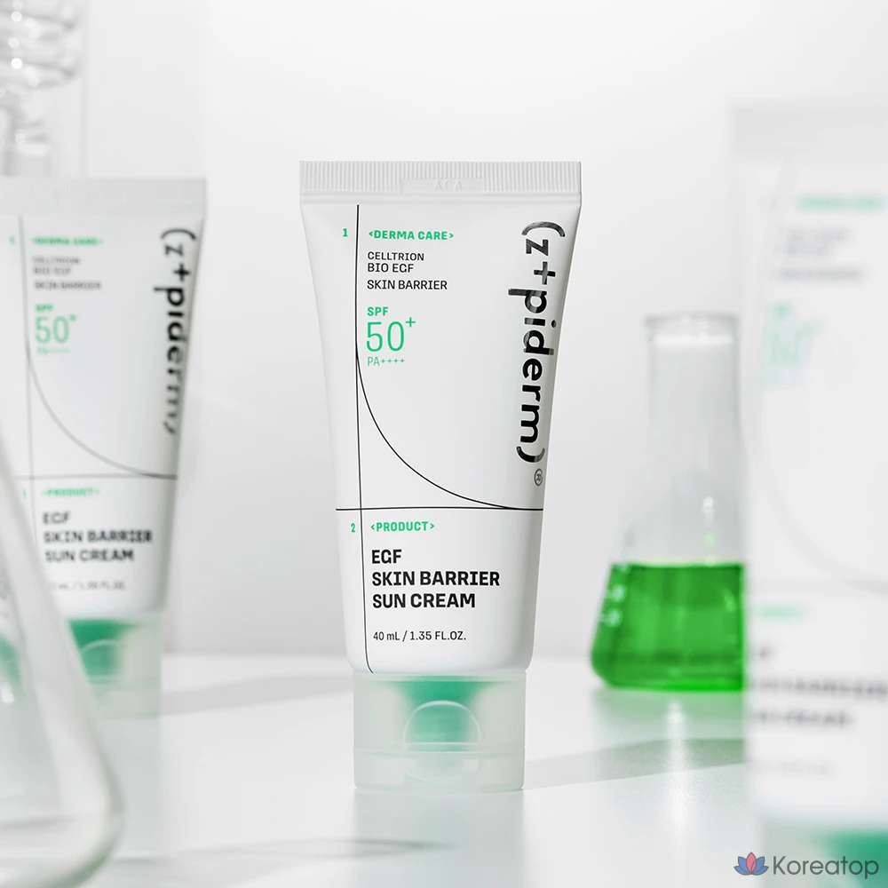 Солнцезащитный крем z+piderm Easy F Skin Barrier Sun Cream SPF50+ PA++++, 40 мл, 1 шт.