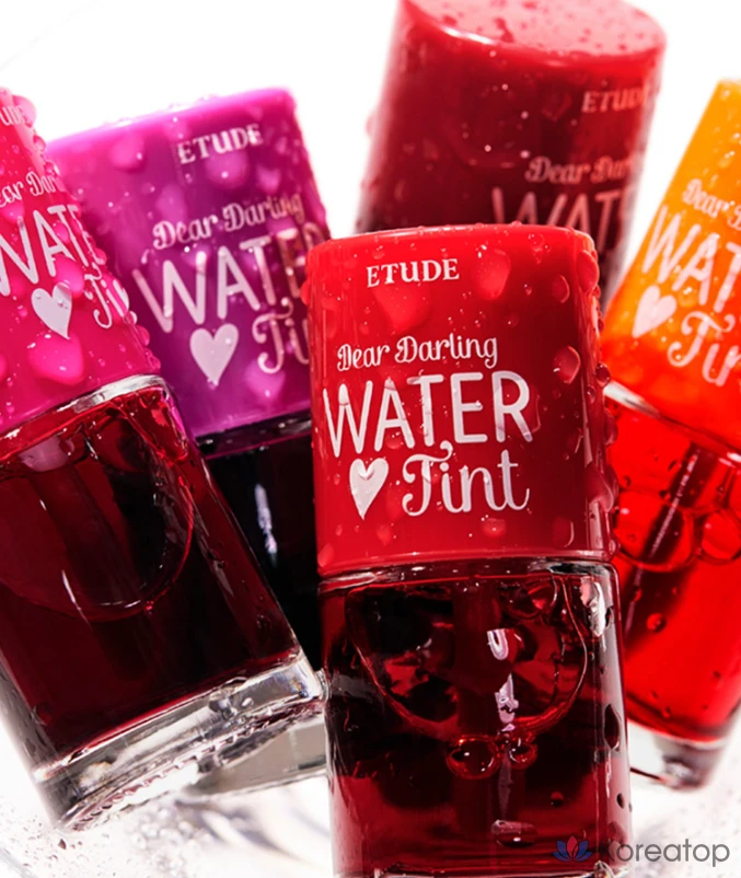 Тинт для губ Etude House Dear Darling Water Tint, оттенок Grape Ade, 1 шт., фото 4