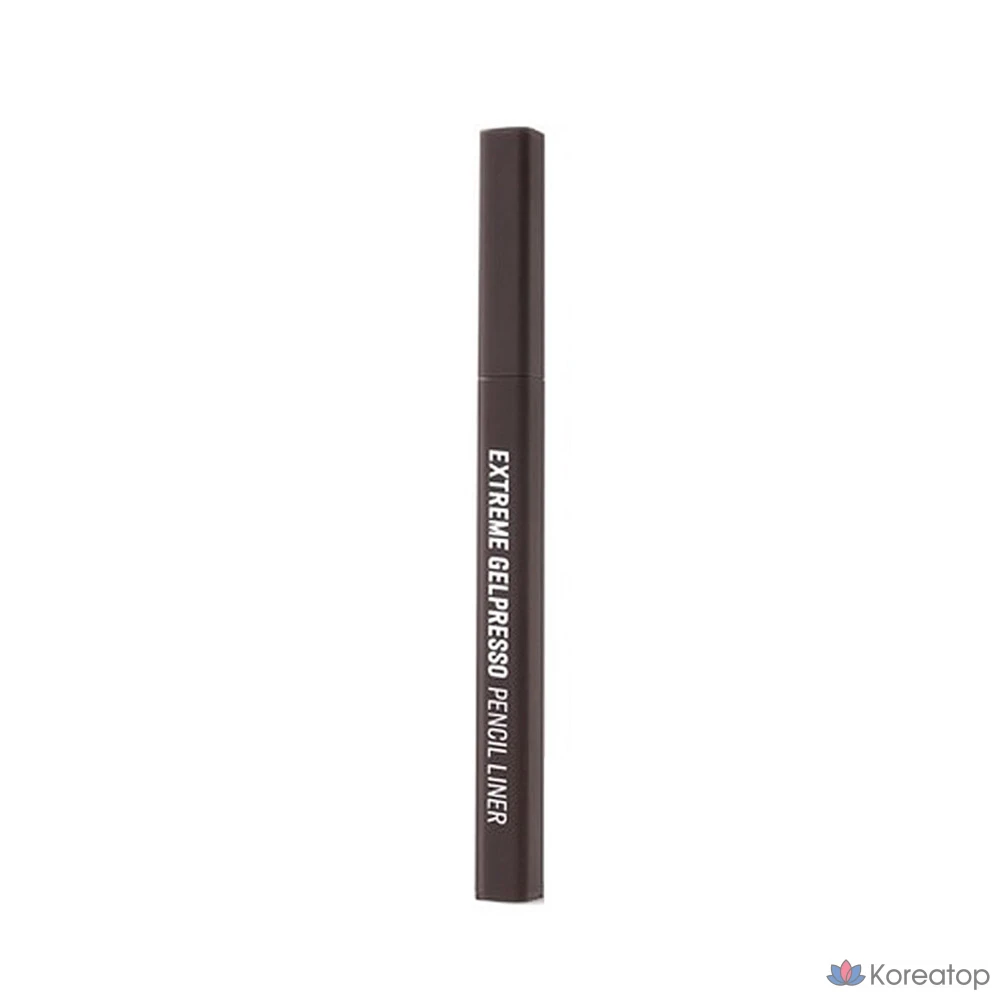 Карандаш для глаз Clio Extreme Gelpresso Pencil Liner, оттенок 002 Deep Brown, 0.35 г, 1 шт.