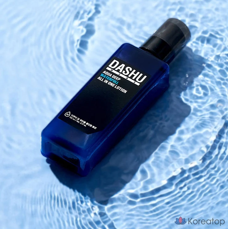 Набор для ухода DASHU Men's Aqua Deep Poten Toner + Waterful All-in-one Lotion Set, 3 шт., фото 3