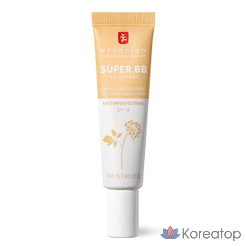 BB-крем Erborian Super BB Cream SPF25, оттенок Nude, 15 мл, 1 шт.