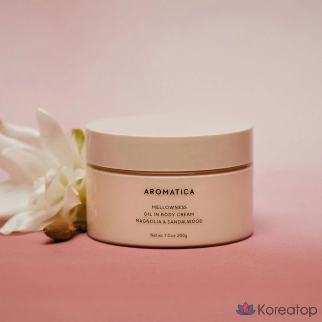 Увлажняющий крем для тела Aromatica Mellowness Oil in Body Cream Magnolia Sandalwood, 200 г, 1 шт.