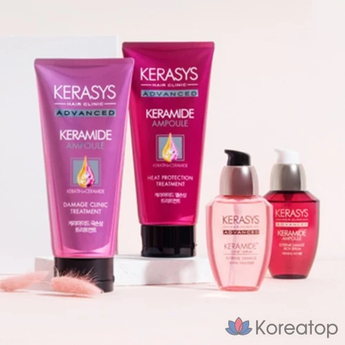 Сыворотка для волос KeraSys Advanced Ceramide Extreme Damage Clinic Serum, 200 мл, 1 шт., фото 7