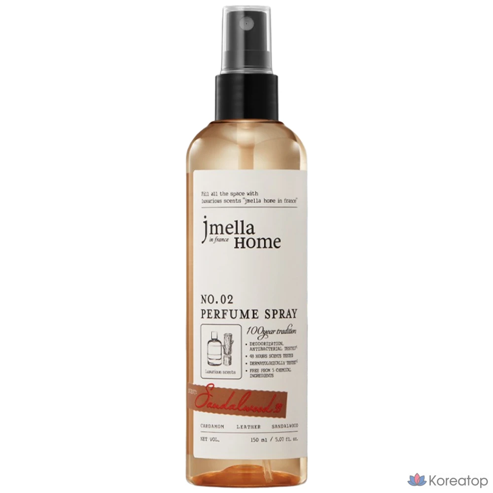 Парфюмированная вода Jmella Home in France Sandalwood 33 Perfume Spray, 150 мл, 1 шт.