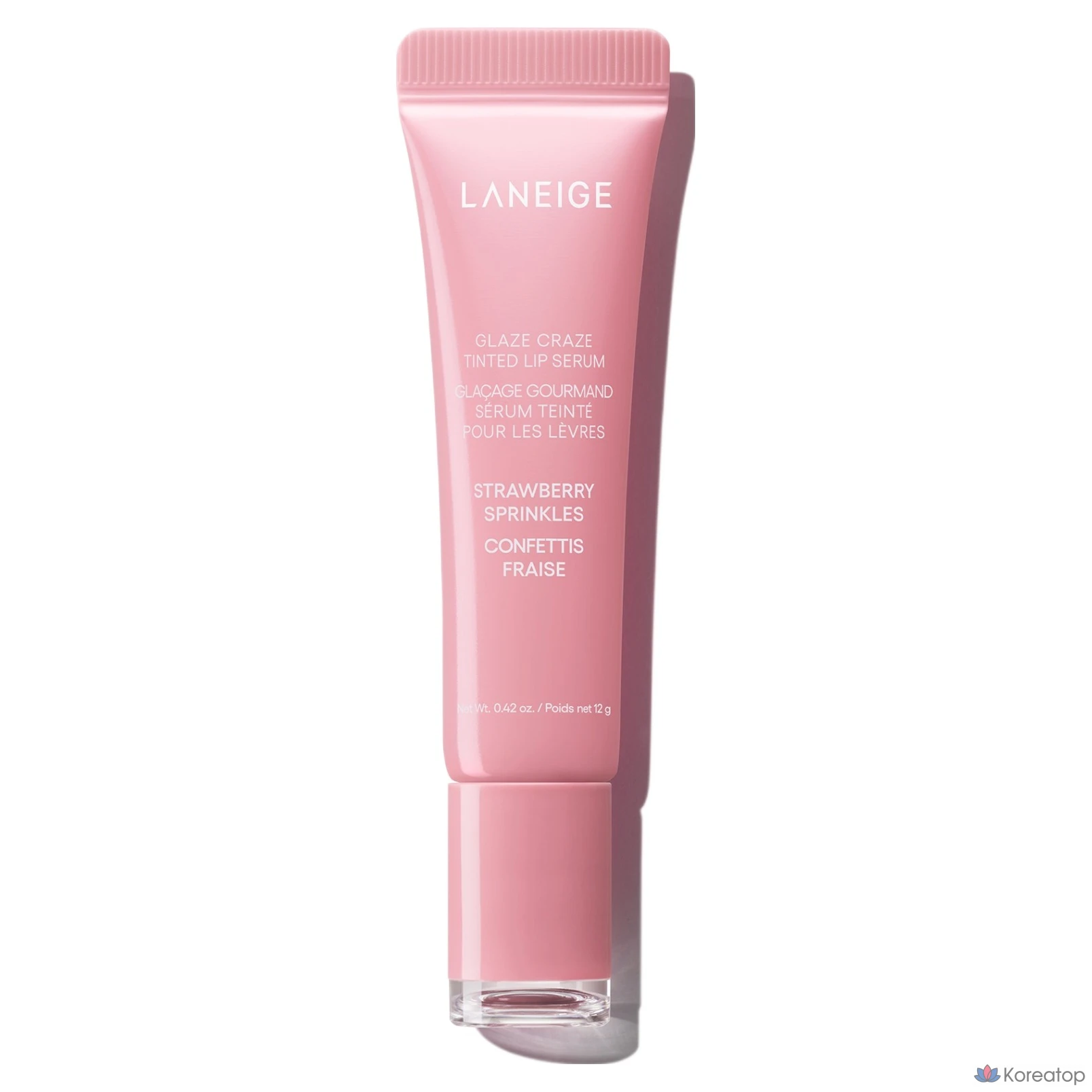Бальзам для губ LANEIGE Serum Lip Balm, оттенок No. 2 Strawberry Sprinkles, 12 г, 1 шт.