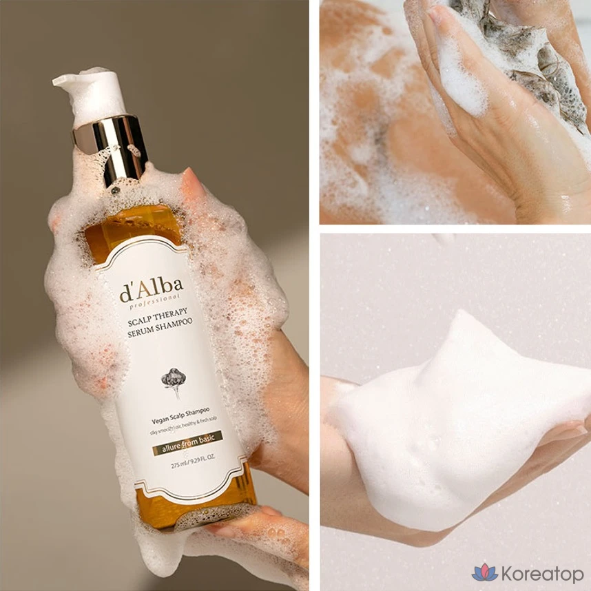 Шампунь для кожи головы d'Alba Professional Repairing Scalp Therapy Serum Shampoo, 275 мл, 1 шт.