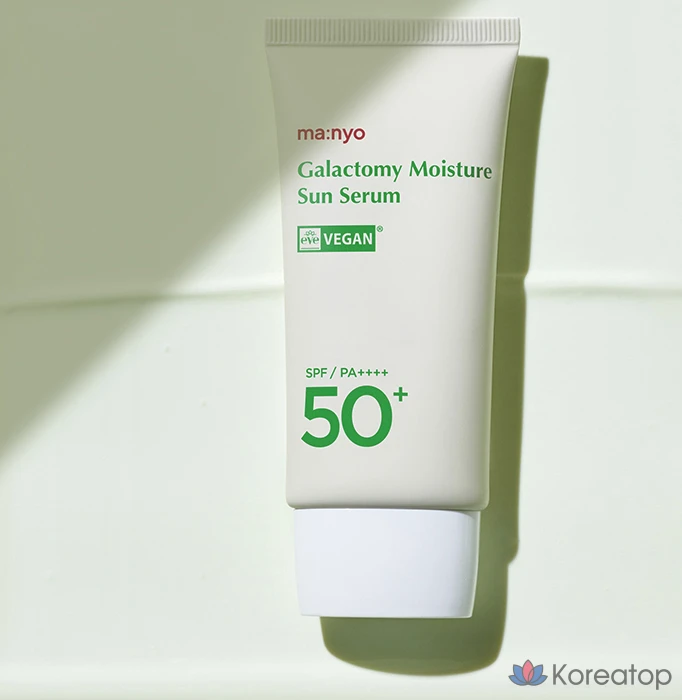 Солнцезащитный крем-сыворотка Manyo Factory Galactomy Moisture Sun Serum SPF50+ PA++++, 50 мл, 1 шт.