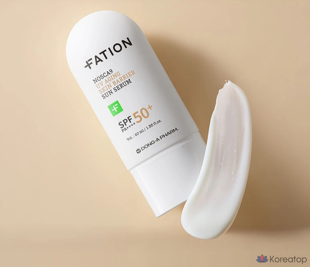 Солнцезащитный крем FATION No Scan 9 UV Aging Barrier Sun Serum SPF50+ PA++++, 40 мл, 1 шт.