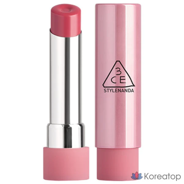 Блеск для губ 3CE Glazy Lip Glow, оттенок 35 Pink Tube, 3.2 г, 1 шт.