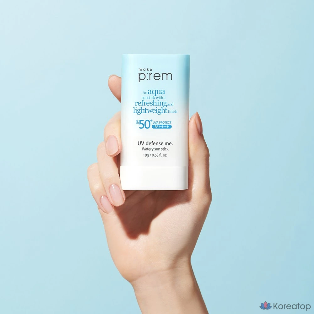 Солнцезащитный стик MAKE P:REM UV Defense Me Watery Sun Stick SPF50+ PA++++, 18 г, 1 шт.