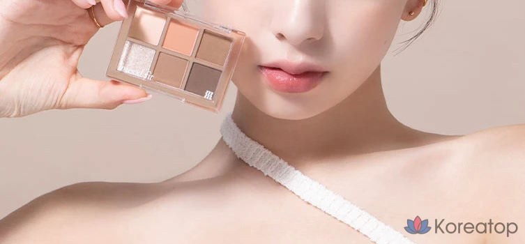 Тени для век MERZY New Mood Fit Shadow Palette, оттенок NM1 Dry Softening, 5.4 г, 1 шт., фото 3