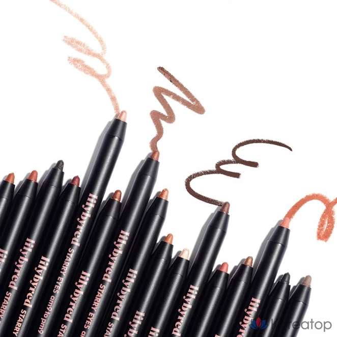 Гелевый лайнер для глаз Lilybyred Stareyes Nine to Nine Gel Eyeliner, оттенок 07 Matte Brown, 0.5 г, 1 шт., фото 5