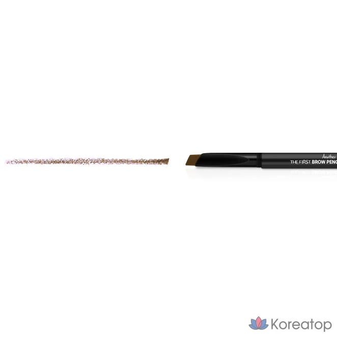 Карандаш для бровей MERZY The First Brow Pencil, оттенок Pecan Brown, 0.3 г, 1 шт.