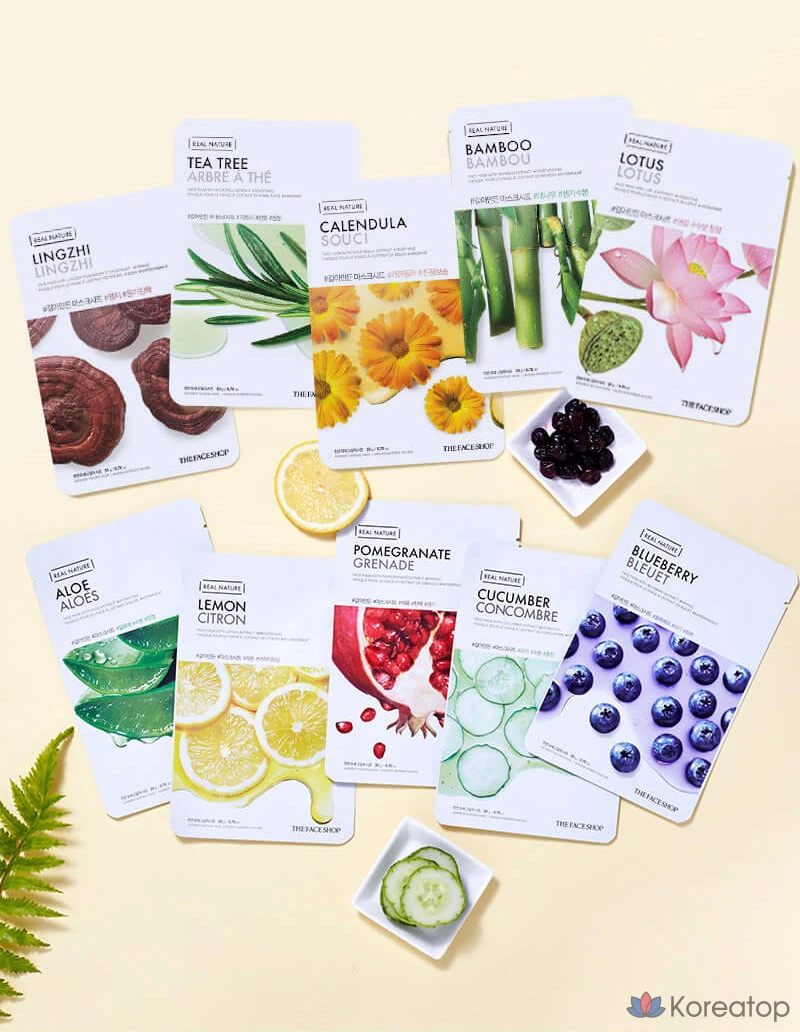Тканевая маска для лица The Face Shop Galamanjun Mask Sheet Pomegranate, 20 г, 1 шт.