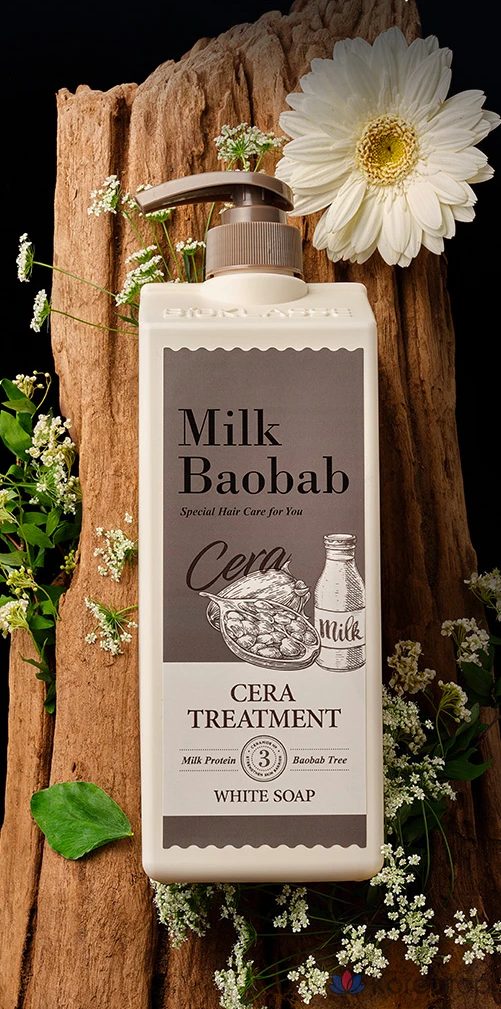 Кондиционер-уход Milk Baobab Cera Treatment White Soap, 1.2 л, 1 шт., фото 2