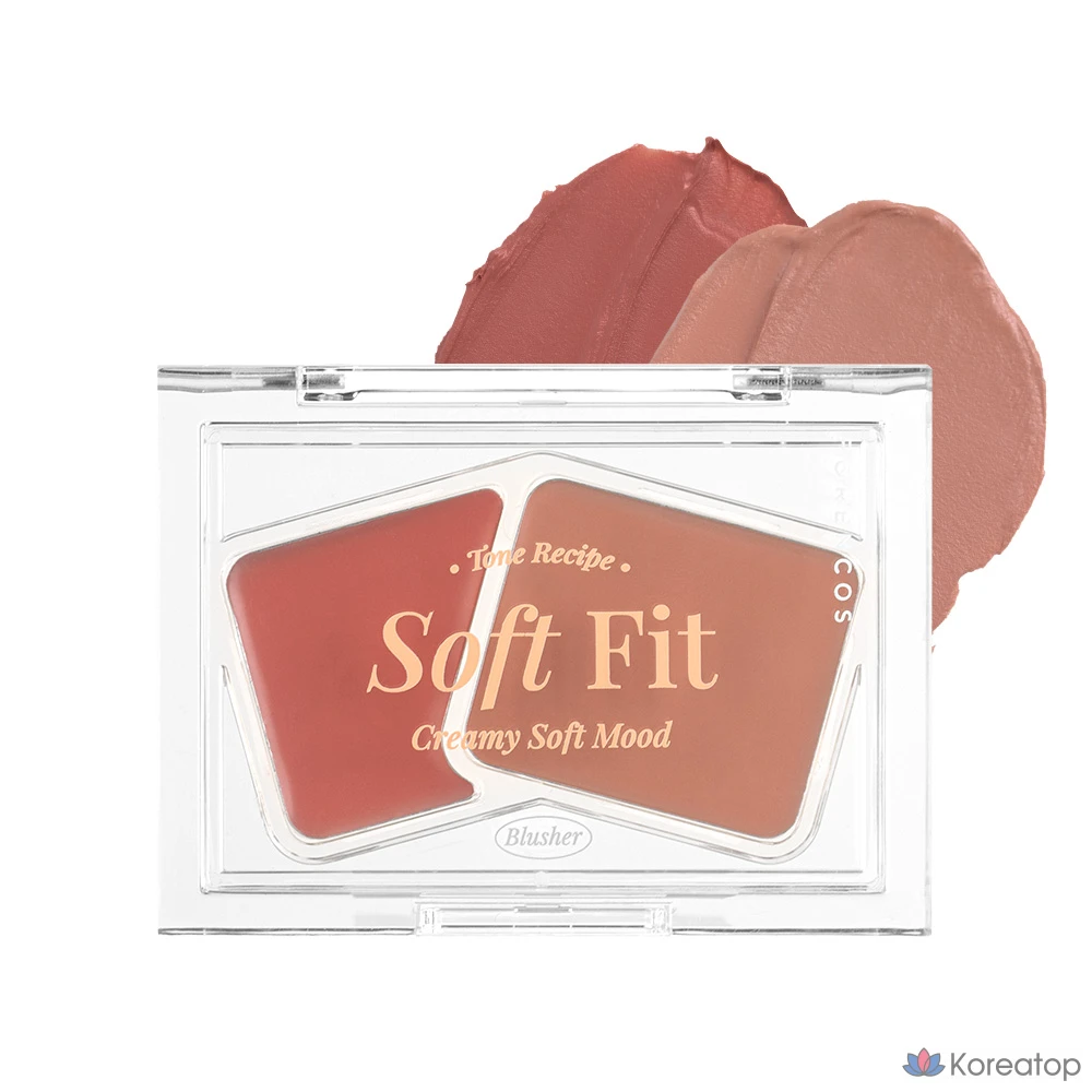 Кремовые румяна Forencos Soft Fitting Cream Blusher, оттенок 05 Fig Roll, 3 г, 1 шт.