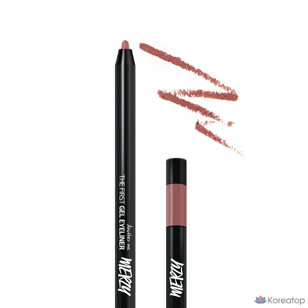 Подводка для глаз MERZY The First Muffled Gel Eyeliner, оттенок G5 Rosy Burgundy, 0.5 г, 1 шт.