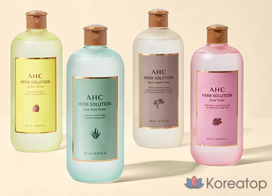 Тонер AHC Herb Solution Rose Toner, 500 мл, 1 шт.