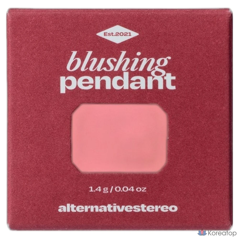 Бальзам для губ ALTERNATIVE STEREO Blushing Pendant Velvet Balm, оттенок V14 Bunny Shoe, 1.4 г, 1 шт.