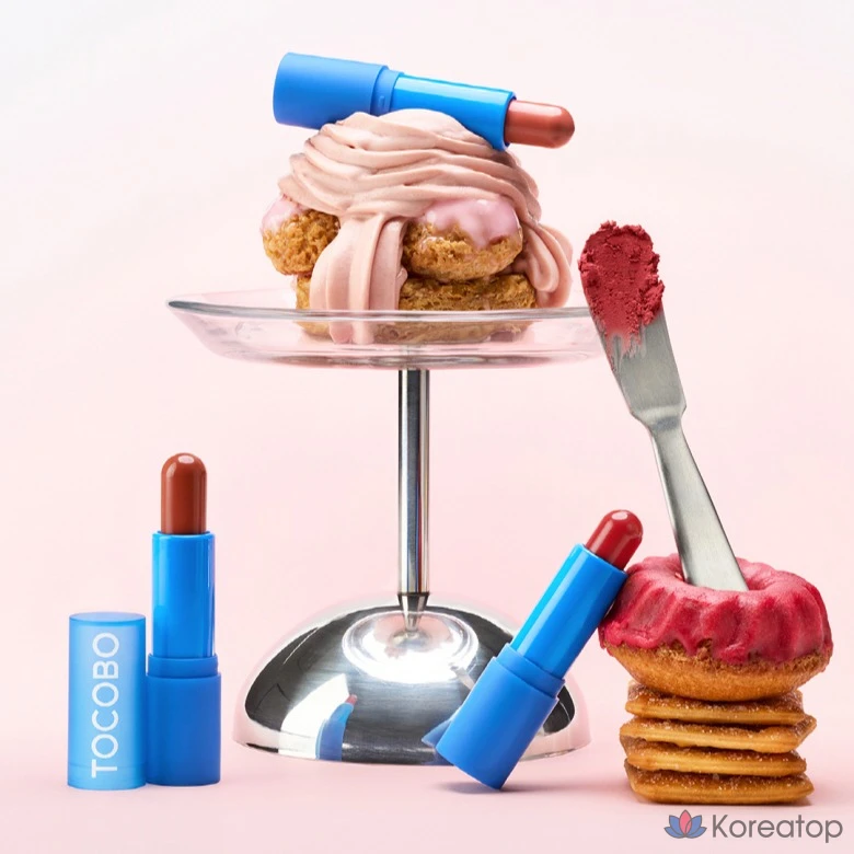 Бальзам для губ Tocobo Powder Cream Lip Balm, оттенок 034 Peach Tart, 3.5 г, 1 шт., фото 5