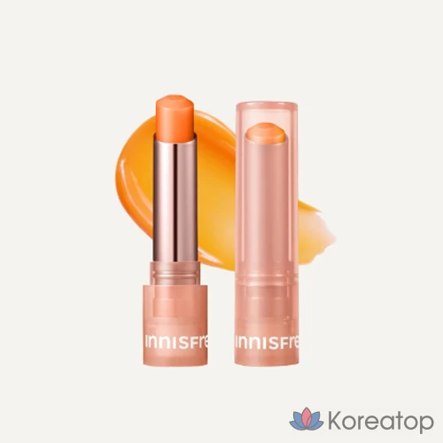 Тинт-бальзам для губ Innisfree Dewy Tint Lip Balm, оттенок 2 Melon Coral, 3.2 г, 1 шт., фото 2