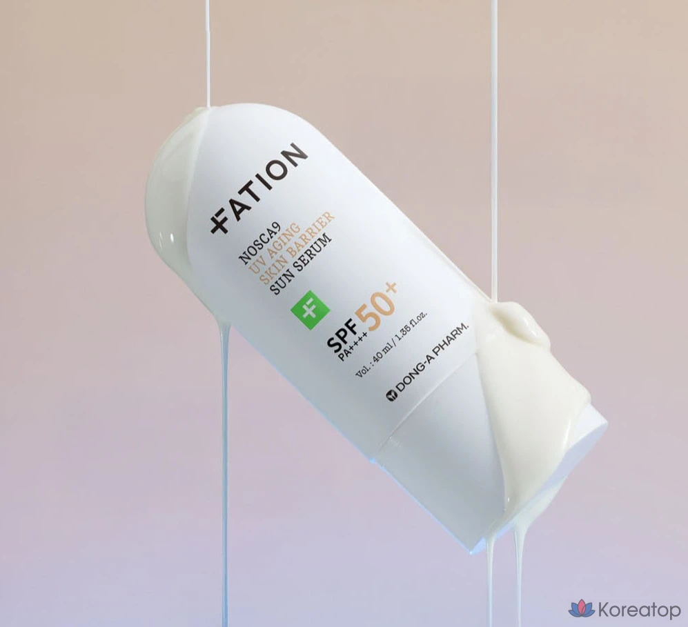 Солнцезащитный крем FATION No Scan 9 UV Aging Barrier Sun Serum SPF50+ PA++++, 40 мл, 1 шт.