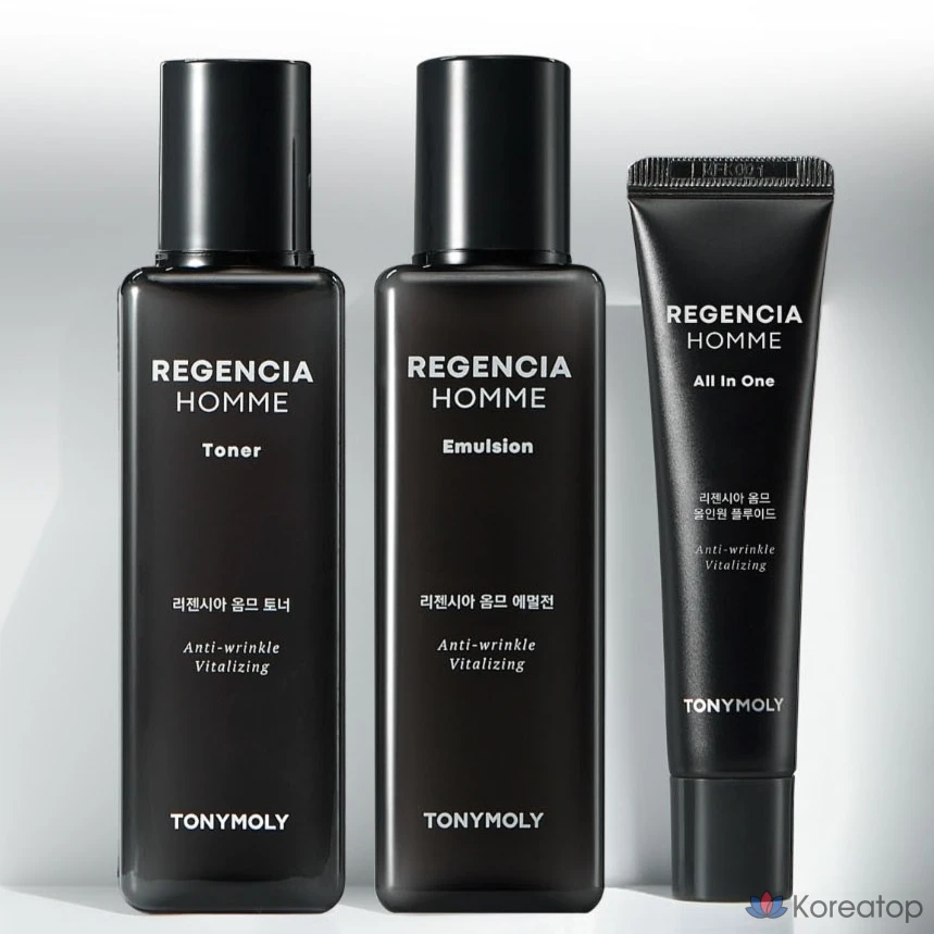 Набор для ухода Tony Moly Regensia Homme Skin Care 3-piece Set, 1 шт.