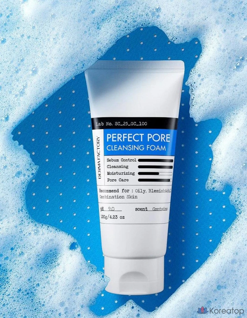 Очищающая пенка Derma Factory Perfect Pore Cleansing Foam, 120 г, 1 шт.