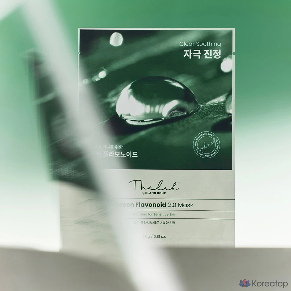 Тканевая маска для лица THE LAB by blanc doux Green Flavonoid 2.0 Mask, 10 шт.