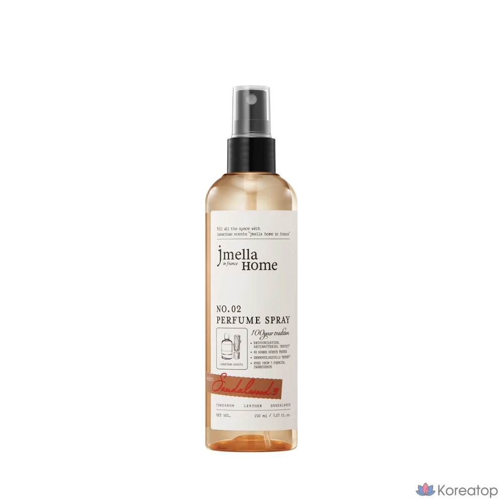 Парфюмированная вода Jmella Home in France Sandalwood 33 Perfume Spray, 150 мл, 1 шт., фото 2