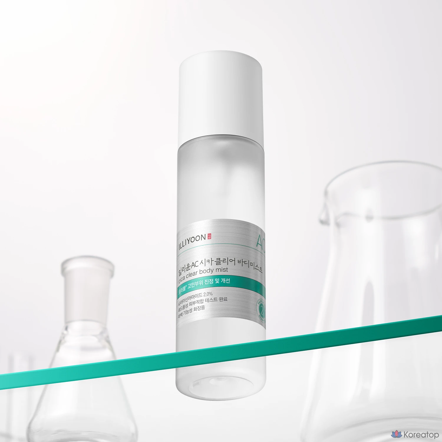 Мист для тела ILLIYOON AC Cica Clear Body Mist, оттенок Green Peppermint, 200 мл, 1 шт.