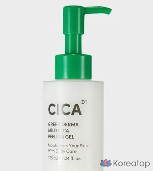 Пилинг Nature Republic Green Derma Mild Cica Peeling Gel, 155 г, 1 шт.