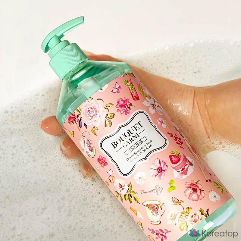 Гель для душа Bouquet garni Body Wash Perfumed White Musk, 750 мл, 1 шт.