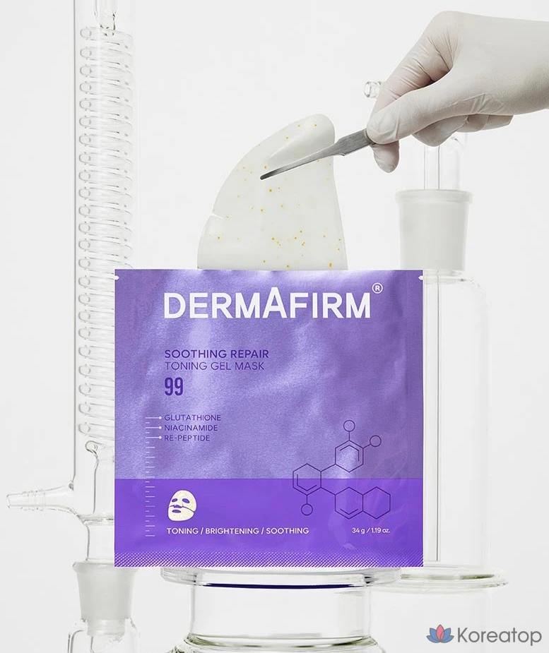 Тканевая маска для лица Dermafirm Soothing Repair Toning Gel Mask R4, 1 шт.